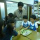 親子料理教室（平成22年10月）魚の竜た揚げ・みぞれあえ・ゆでもち