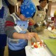 親子料理教室（平成22年12月）クリスマスケーキ
