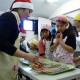 親子料理教室（平成22年12月）クリスマスケーキ