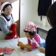 親子料理教室（平成22年12月）クリスマスケーキ