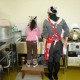 親子料理教室（平成23年1月）鶏のなべてり焼き・ごまあえ・チョコレートのお菓子