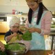 親子料理教室（平成23年1月）鶏のなべてり焼き・ごまあえ・チョコレートのお菓子