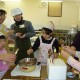 親子料理教室（平成23年1月）鶏のなべてり焼き・ごまあえ・チョコレートのお菓子
